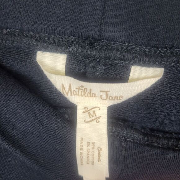 Matilda Jane Black Ankle Pants Leggings Size Medium - Picture 5 of 6